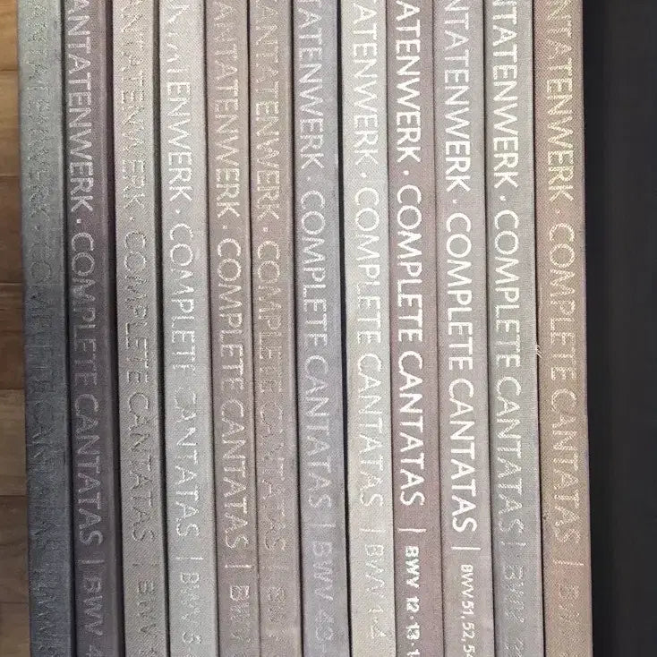 [BUNJANG] Telefunken Bach Cantatas LP Collection (12 Volumes) / 텔레풍켄(Telefunken) 발매 바흐 칸타타 LP 전집 12권