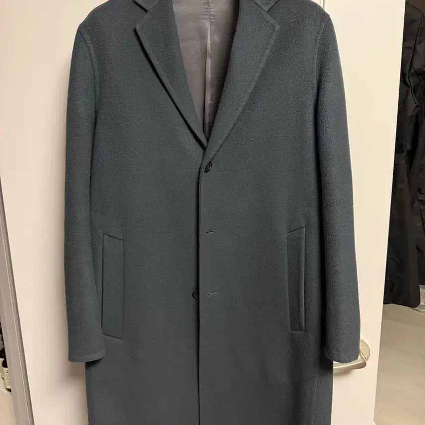[BUNJANG] Time Homme Handmade Coat (Cashmere 27%) / 타임옴므 핸드메이드코트 (캐시 27%)
