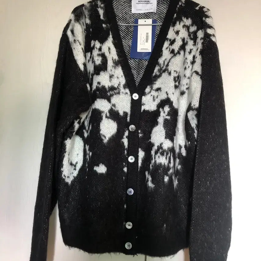 [BUNJANG] No.Manual PPS Hair Knit Black S Unisex / 노매뉴얼 PPS 헤어리 니트 블랙S 남녀공용 새상품
