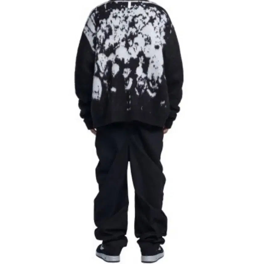 [BUNJANG] No.Manual PPS Hair Knit Black S Unisex / 노매뉴얼 PPS 헤어리 니트 블랙S 남녀공용 새상품