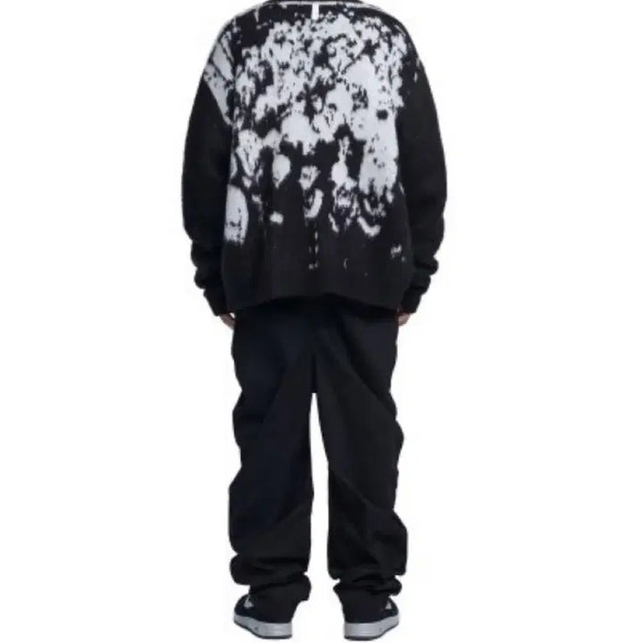 [BUNJANG] No.Manual PPS Hair Knit Black S Unisex / 노매뉴얼 PPS 헤어리 니트 블랙S 남녀공용 새상품
