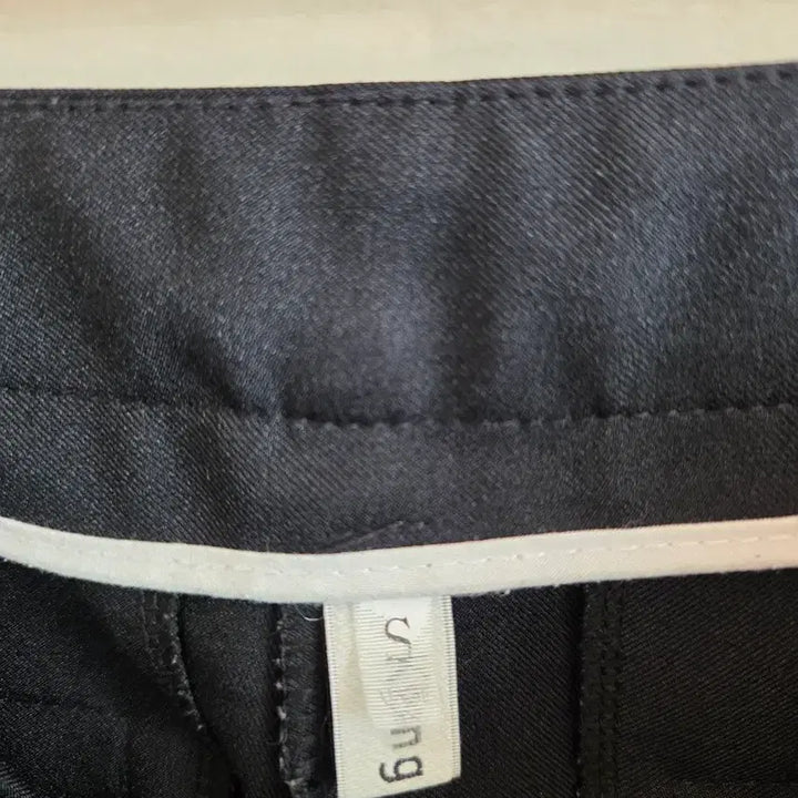 [BUNJANG] Summer Wide-Fit Black Slacks Pants / 여름용일자슬랙스 바지