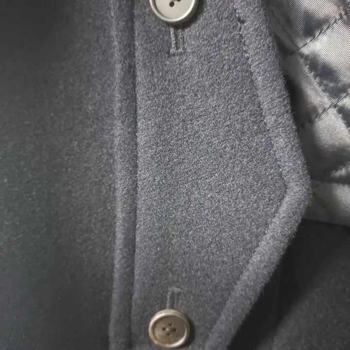 [BUNJANG] Kolon 247 Series Wool Balmacaan Coat - Dark Navy S / 코오롱 247시리즈 울 발마칸 코트 다크네이비 S