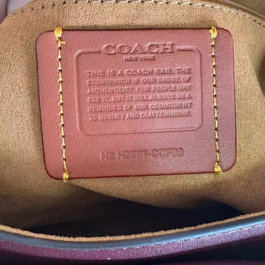 [BUNJANG] Coach Leather Flap Chain Shoulder Bag / [코치] CCF09CCF10 아울렛 여성 소가죽 플랩 체인 숄더백