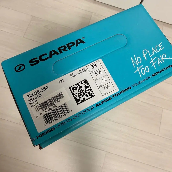 [BUNJANG] Scarpa Mojito Black Hiking Shoes / [39] 스카르파 모히토 블랙 등산화