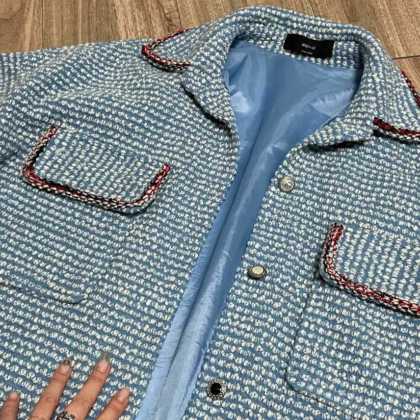 [BUNJANG] Oversized Tweed Jacket / 박시 트위드자켓