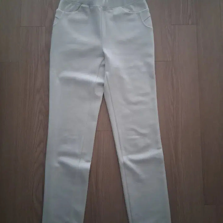 [BUNJANG] Ivory Fleece Lined Elastic Waist Pants / 아이보리 기모  밴딩바지 정가 2만원