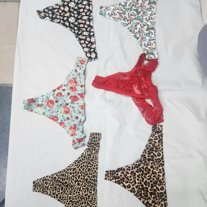 [BUNJANG] Seamless Thong Underwear XL - 6 Pieces / 심리스 티팬티 6장 /새상품/XL