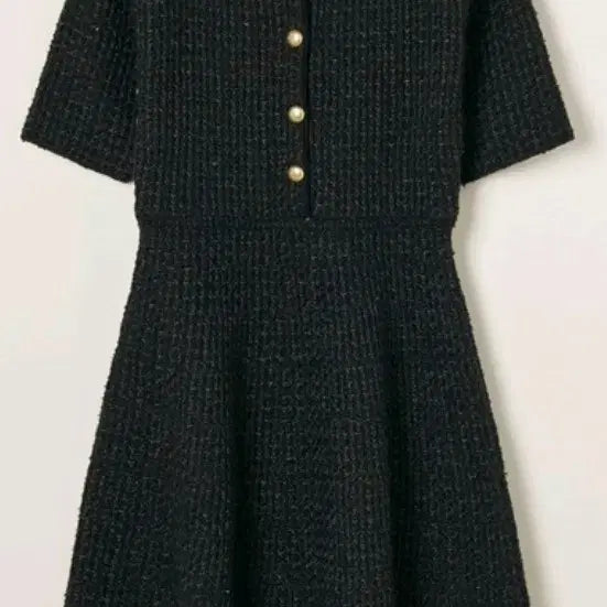 [BUNJANG] Roem Color Block Collar Sweater Dress / 새상품 로엠 배색카라 5부 스웨터 원피스, s