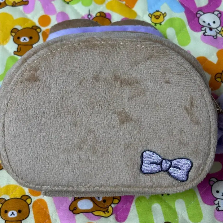 [BUNJANG] San-X Chairoikoguma Makeup Mirror Pouch / 산엑스 차이로이코구마 메이크업 거울 파우치 [일본정품 새상품]