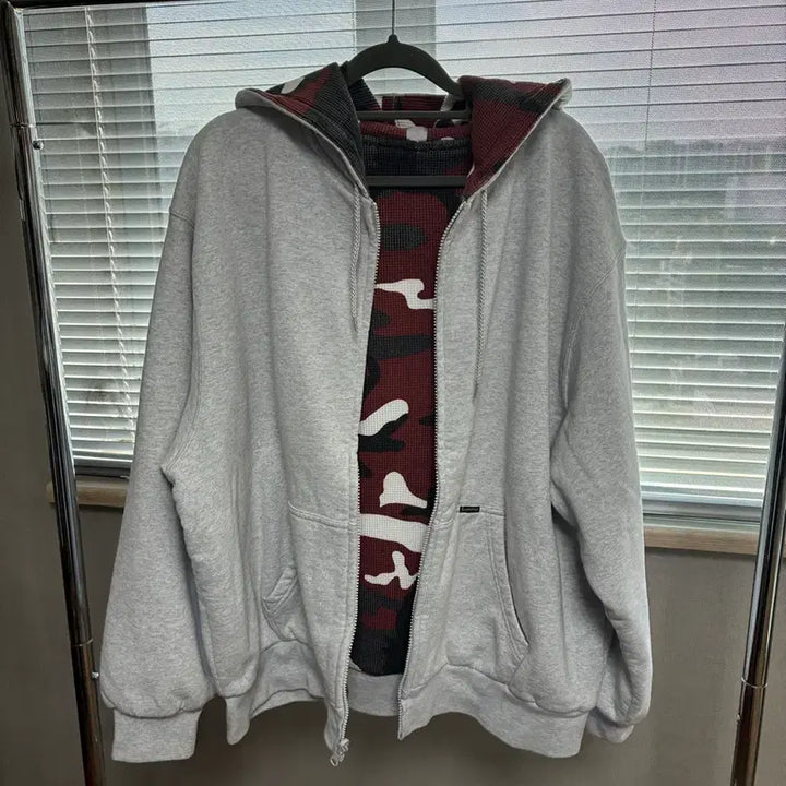 [BUNJANG] Supreme Reversible Work Zip-Up Hoodie L / 슈프림 리버시블 워크 집업후드 L