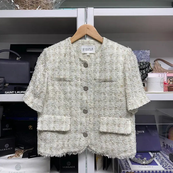 [BUNJANG] Claudie Pierlot Tweed Top / [ CLAUDIE PIERLOT ] 끌로디피에로 트위드 탑
