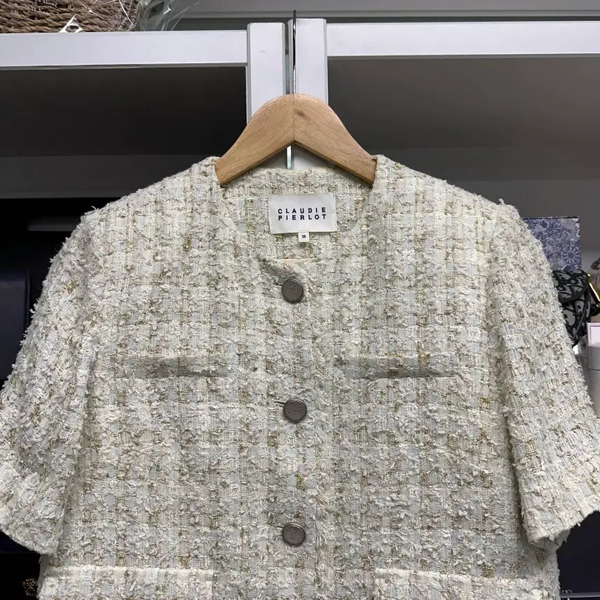 [BUNJANG] Claudie Pierlot Tweed Top / [ CLAUDIE PIERLOT ] 끌로디피에로 트위드 탑