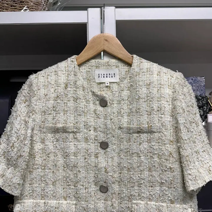 [BUNJANG] Claudie Pierlot Tweed Top / [ CLAUDIE PIERLOT ] 끌로디피에로 트위드 탑