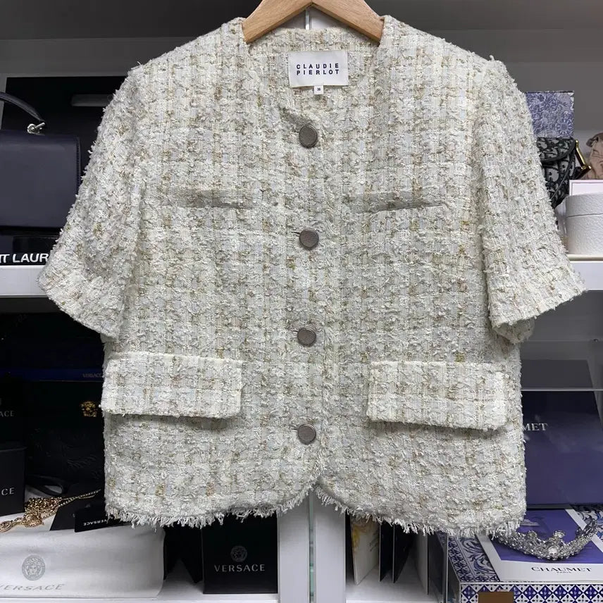 [BUNJANG] Claudie Pierlot Tweed Top / [ CLAUDIE PIERLOT ] 끌로디피에로 트위드 탑