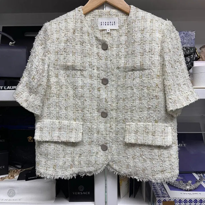 [BUNJANG] Claudie Pierlot Tweed Top / [ CLAUDIE PIERLOT ] 끌로디피에로 트위드 탑
