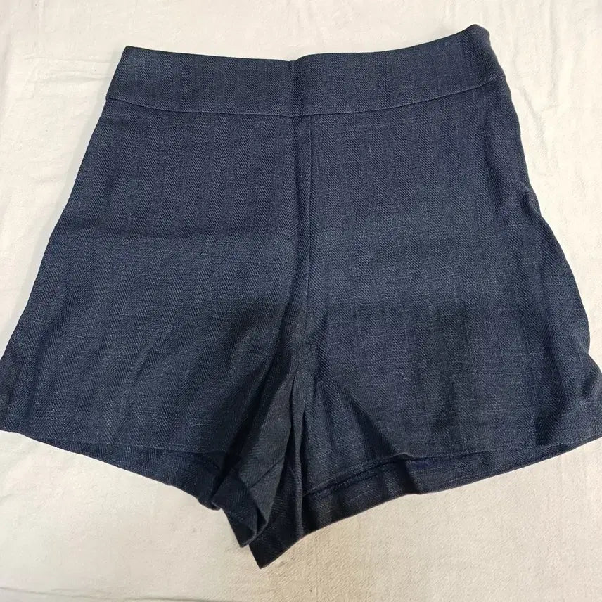 [BUNJANG] Navy Linen Shorts 26 Size / 네이비 린넨 반바지 숏팬츠26사이즈 여름 63044