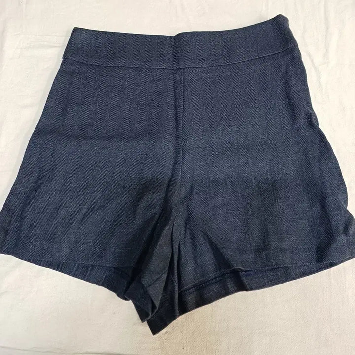 [BUNJANG] Navy Linen Shorts 26 Size / 네이비 린넨 반바지 숏팬츠26사이즈 여름 63044