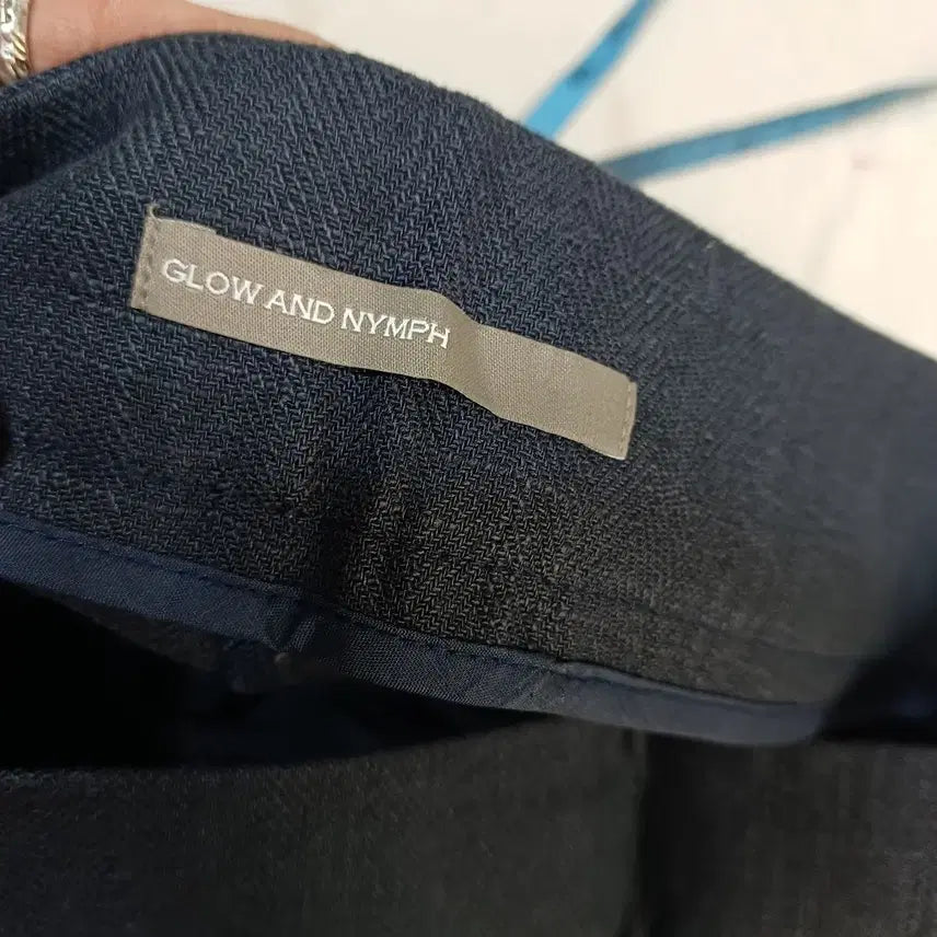 [BUNJANG] Navy Linen Shorts 26 Size / 네이비 린넨 반바지 숏팬츠26사이즈 여름 63044