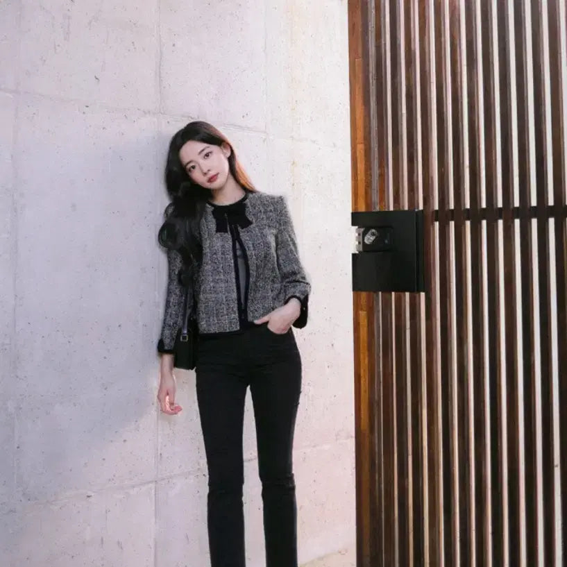 [BUNJANG] Milkcocoa Tweed Set / (자켓+스커트) 밀크코코아 트위드 세트