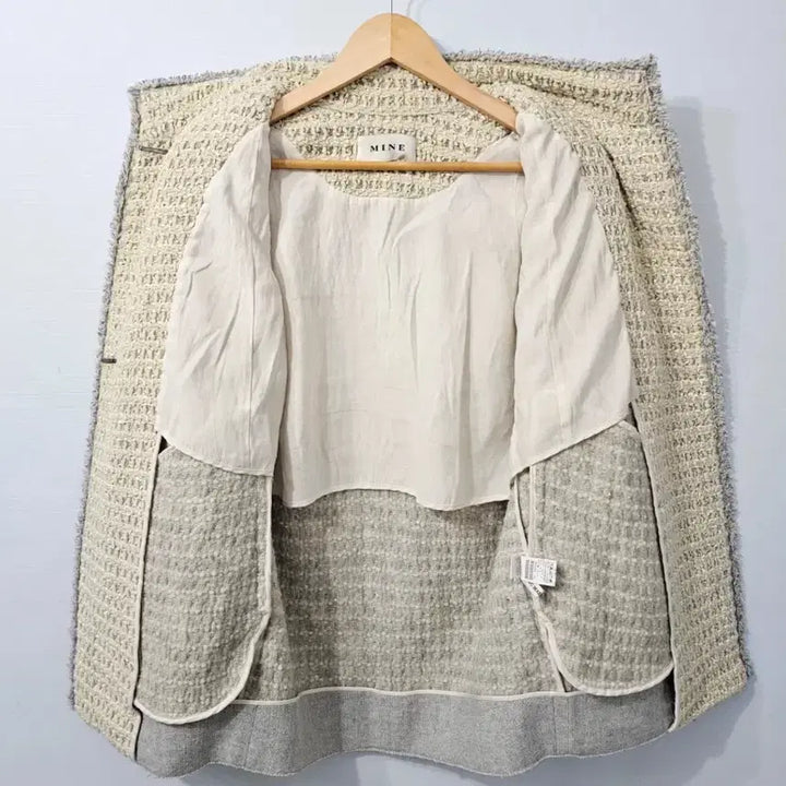 [BUNJANG] MINE Oversized Tweed Jacket / MINE 마인 오버핏 트위드 자켓 ~55