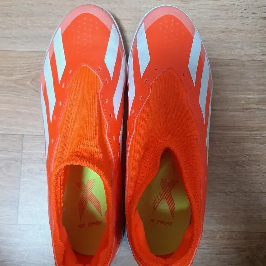 [BUNJANG] Adidas X Crazyfast Orange Football Boots Size 265 / 아디다스 X 크레이지패스트 주황색 축구화 265