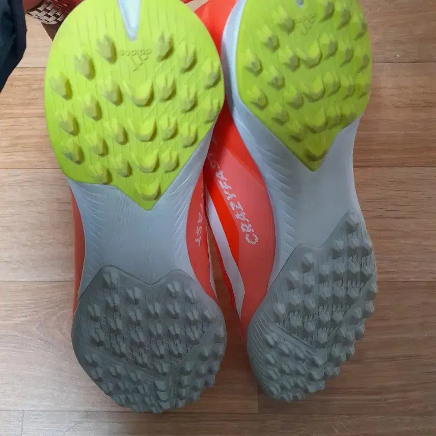 [BUNJANG] Adidas X Crazyfast Orange Football Boots Size 265 / 아디다스 X 크레이지패스트 주황색 축구화 265