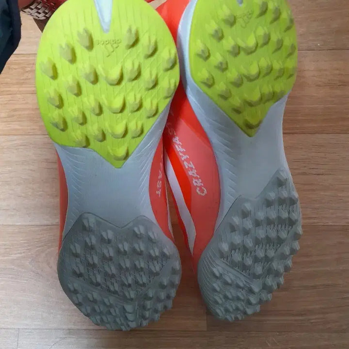 [BUNJANG] Adidas X Crazyfast Orange Football Boots Size 265 / 아디다스 X 크레이지패스트 주황색 축구화 265