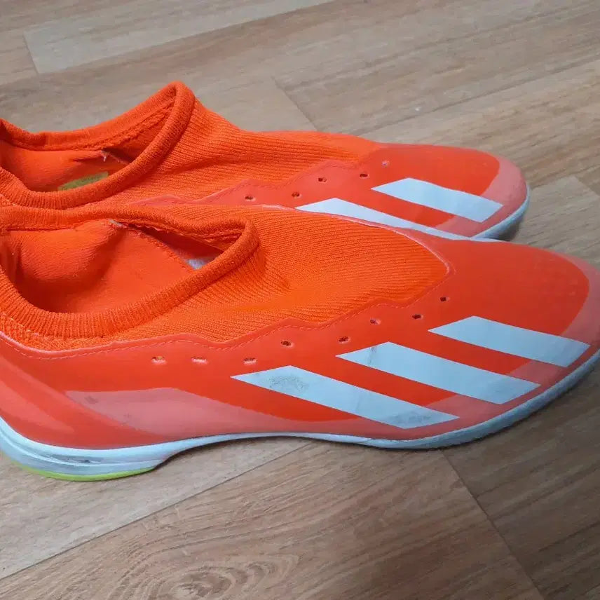 [BUNJANG] Adidas X Crazyfast Orange Football Boots Size 265 / 아디다스 X 크레이지패스트 주황색 축구화 265