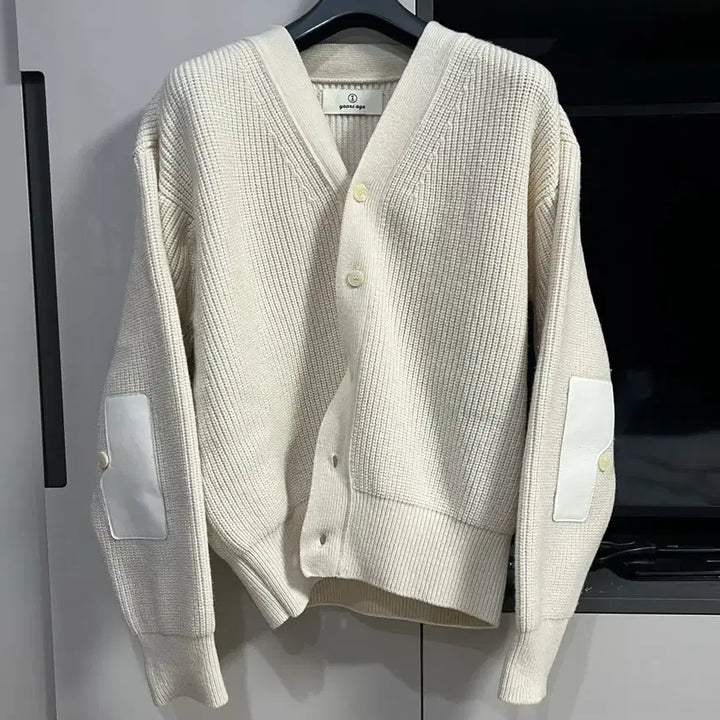 [BUNJANG] Years Ago Ivory Cardigan - Large / 이얼즈어고 가디건 아이보리(화이트) 라지사이즈