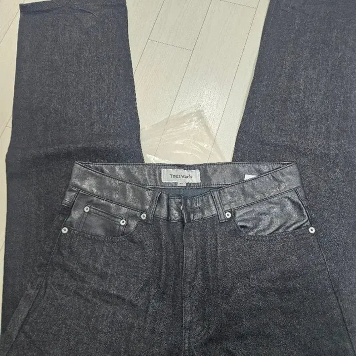 [BUNJANG] Tonywex Leather Panel Denim Jeans 30 / 토니웩 / 레더 패널 데님 진 / 30