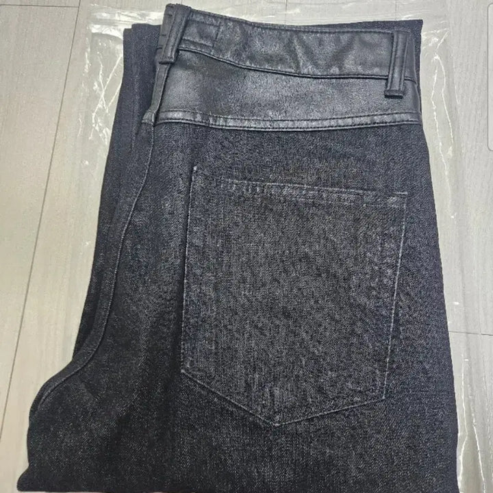 [BUNJANG] Tonywex Leather Panel Denim Jeans 30 / 토니웩 / 레더 패널 데님 진 / 30