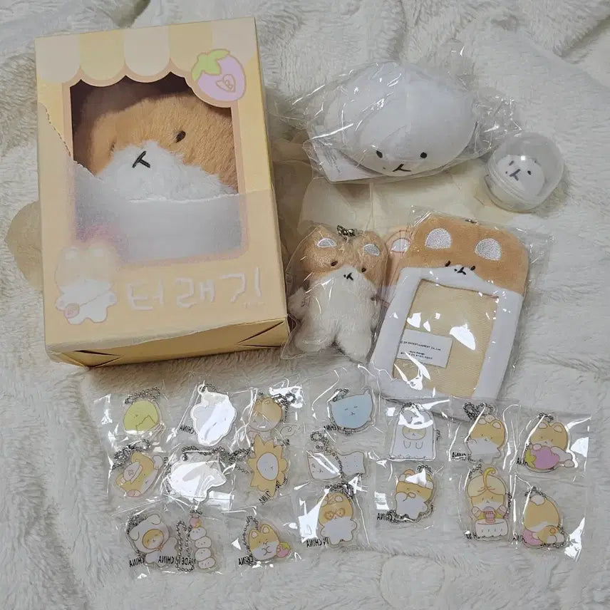 [BUNJANG] EXO Baekhyun Plush Doll Keyring Bundle Set / 백현 터래기 인형 키링 일괄