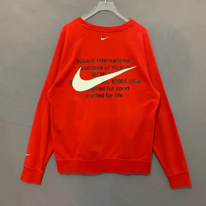 [BUNJANG] Nike Double Big Swoosh Futura Crew Top Sweatshirt / L 나이키 더블 빅 스우시 퓨추라 크루탑 맨투맨