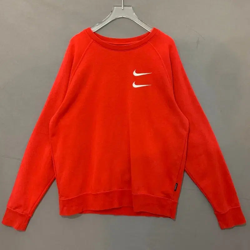 [BUNJANG] Nike Double Big Swoosh Futura Crew Top Sweatshirt / L 나이키 더블 빅 스우시 퓨추라 크루탑 맨투맨