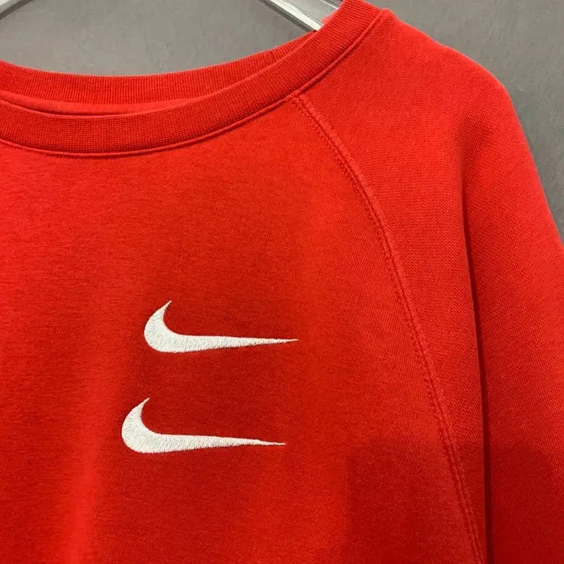 [BUNJANG] Nike Double Big Swoosh Futura Crew Top Sweatshirt / L 나이키 더블 빅 스우시 퓨추라 크루탑 맨투맨