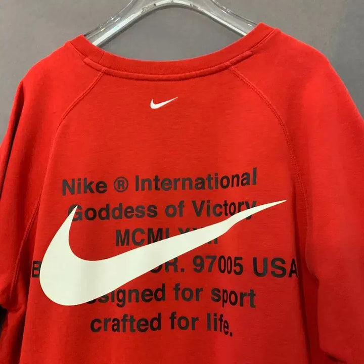 [BUNJANG] Nike Double Big Swoosh Futura Crew Top Sweatshirt / L 나이키 더블 빅 스우시 퓨추라 크루탑 맨투맨