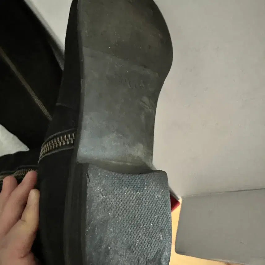 [BUNJANG] Goce Black Long Boots / 고세 블랙 롱 부츠