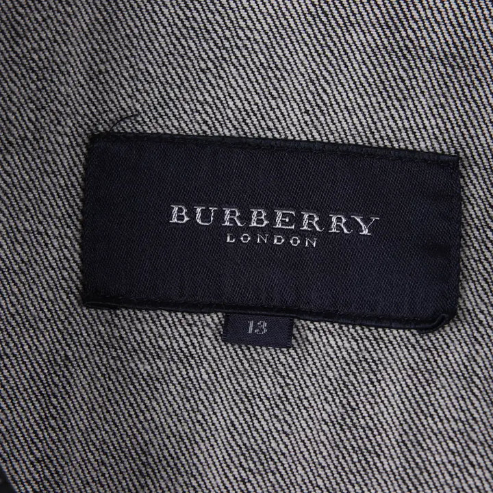 [BUNJANG] Burberry London Denim Trucker Jacket (Black Denim) (13) / (여성) 버버리런던 데님 트러커 자켓 흑청 (13)