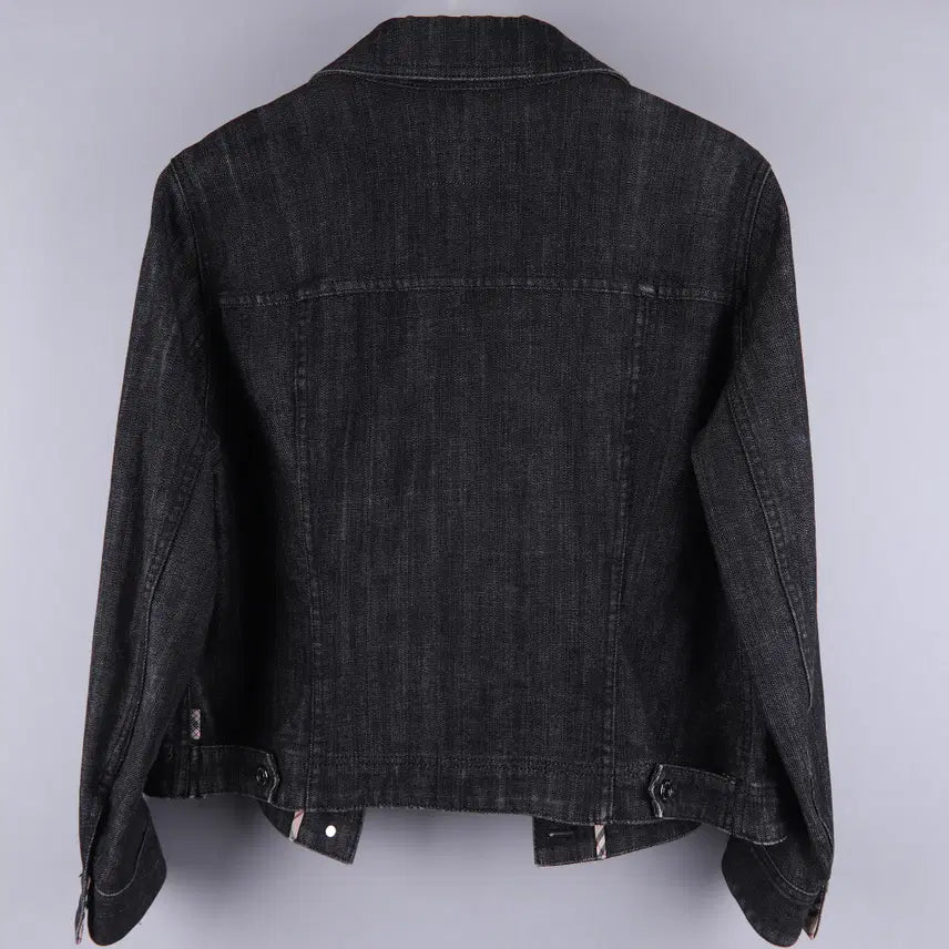 [BUNJANG] Burberry London Denim Trucker Jacket (Black Denim) (13) / (여성) 버버리런던 데님 트러커 자켓 흑청 (13)