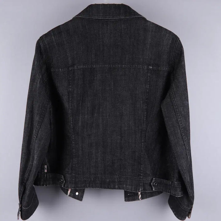 [BUNJANG] Burberry London Denim Trucker Jacket (Black Denim) (13) / (여성) 버버리런던 데님 트러커 자켓 흑청 (13)