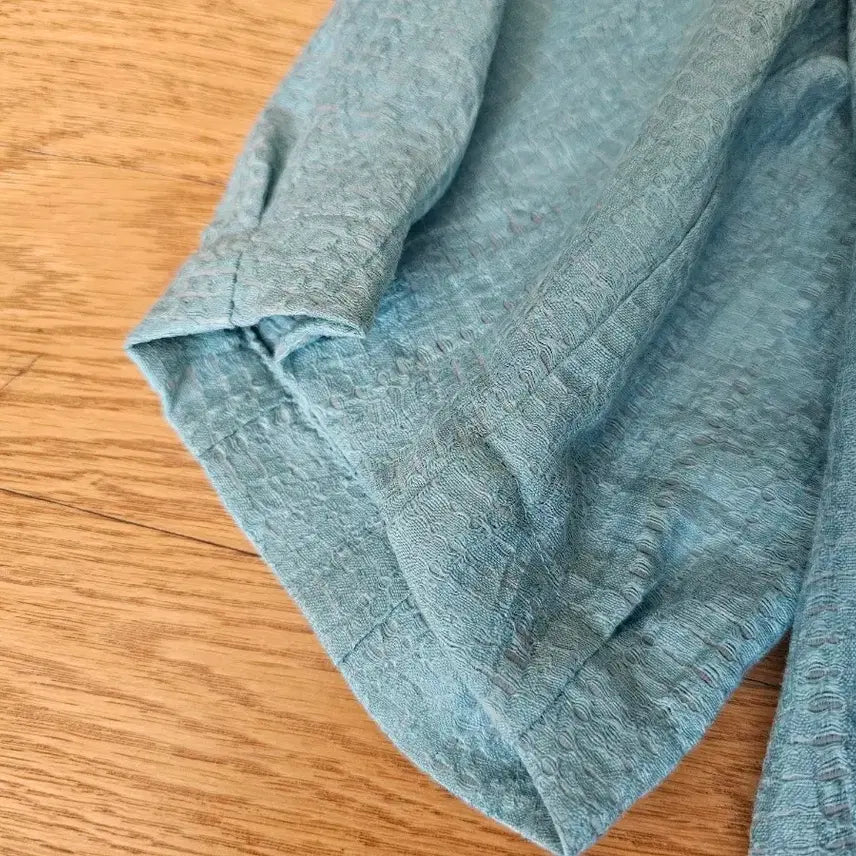 [SOLD OUT] (새상품) 랑방컬렉션 린넨혼방 세일러칼라 블라우스
