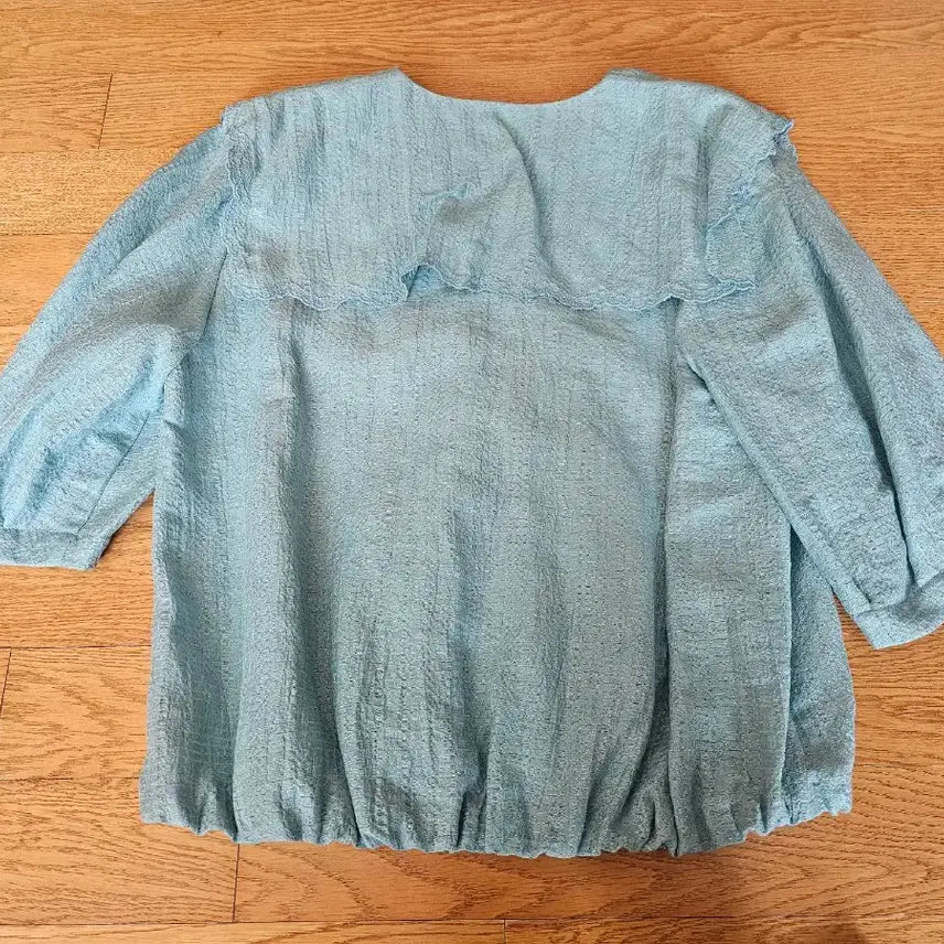 [SOLD OUT] (새상품) 랑방컬렉션 린넨혼방 세일러칼라 블라우스