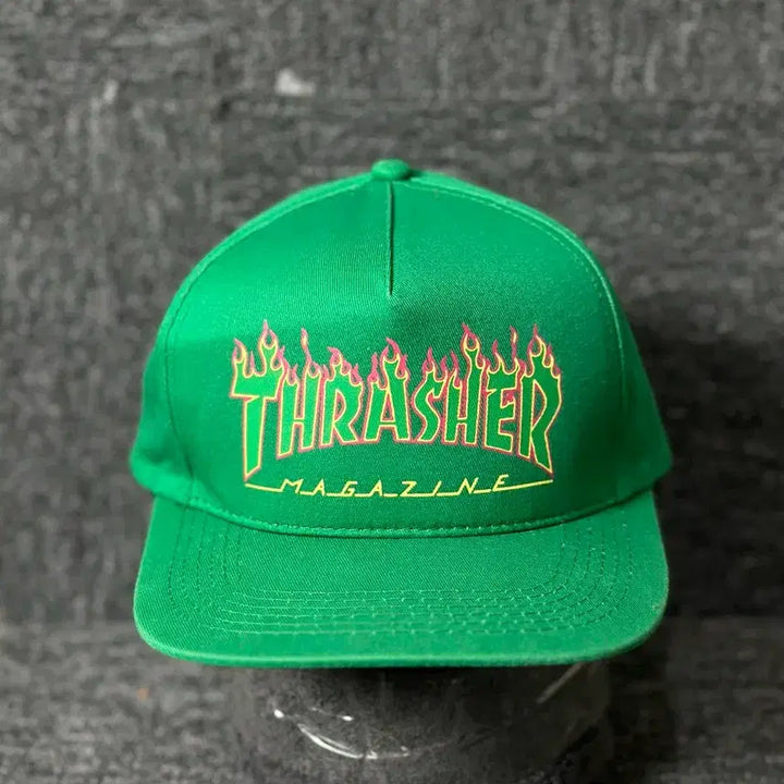 [BUNJANG] Thrasher Green Cap / Thrasher 트래셔 그린 볼캡