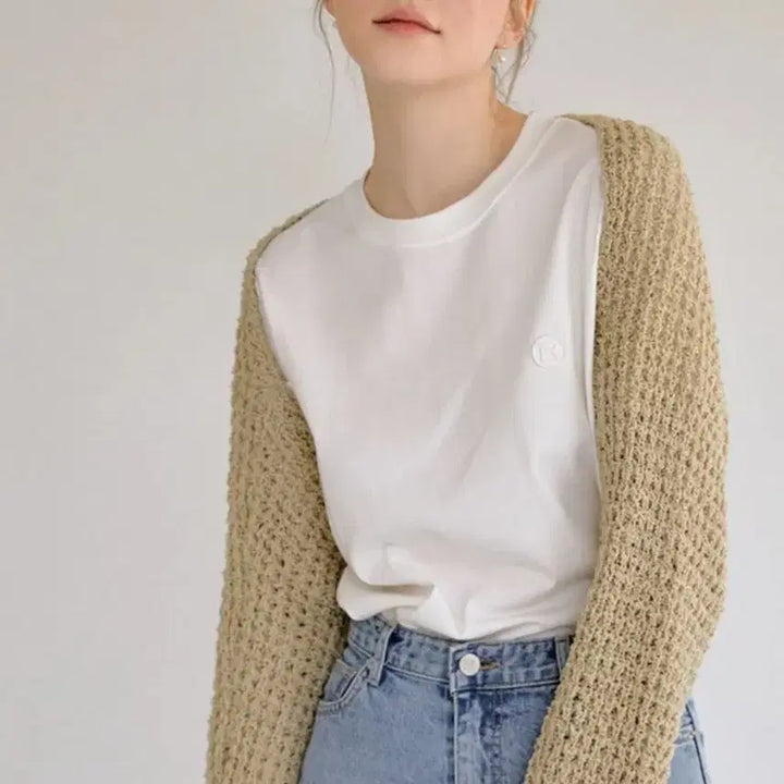 [BUNJANG] Riel Nutty Bolero Cardigan / 리엘 넛티 볼레로 카키