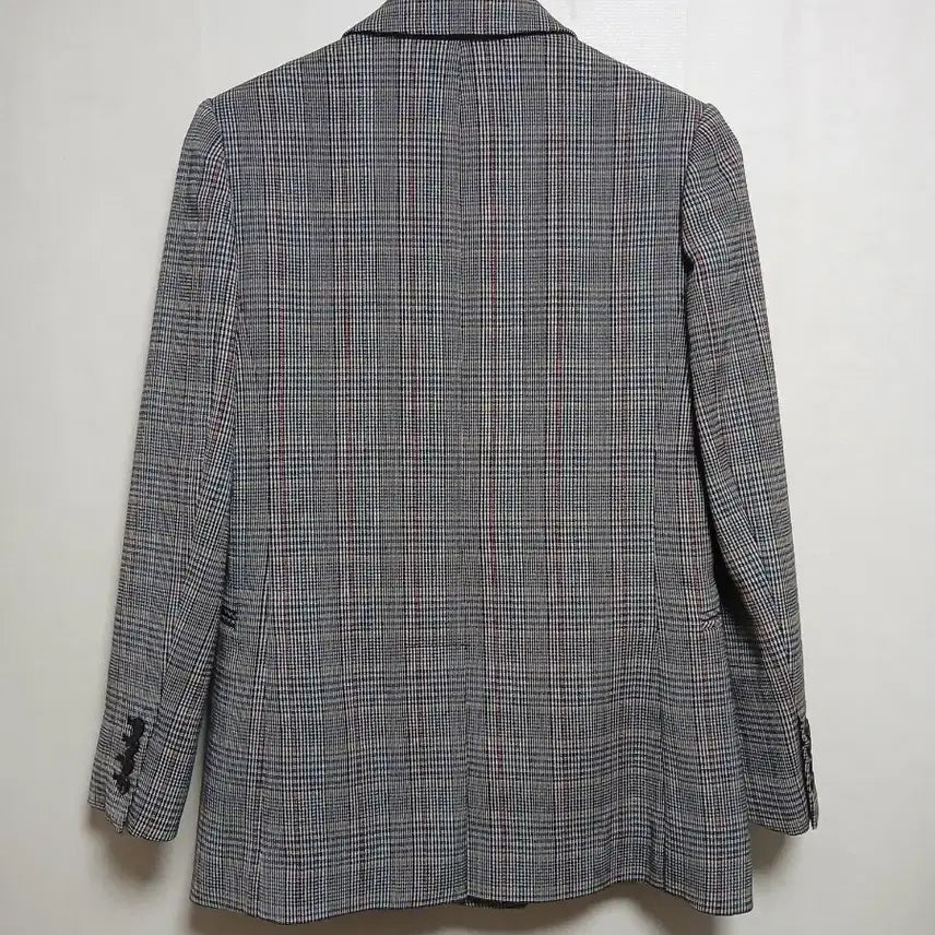 [BUNJANG] Tommy Hilfiger Check Double Breasted Blazer / 타미힐피거 체크 더블 브레스트 모자켓
