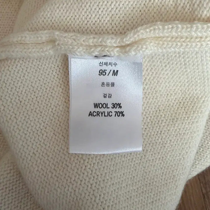 [BUNJANG] TONYWACK Ivory Knit Sweater / TONYWACK 토니웩 아이보리 니트