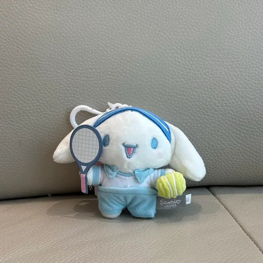 [BUNJANG] Sanrio Cinnamoroll My Melody Tennis Plush Keyring / 산리오 시나모롤 마이멜로디 테니스 인형 키링 새상품