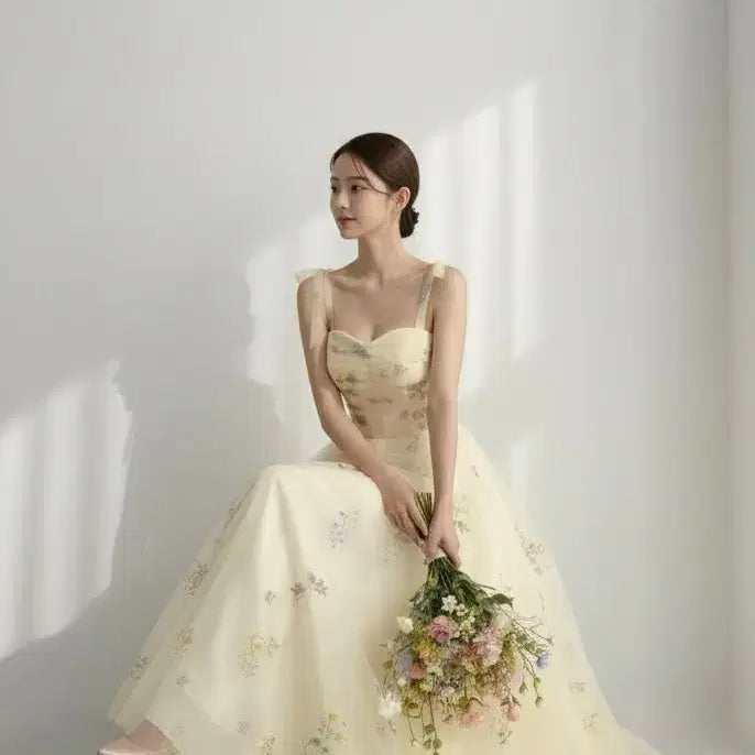 [BUNJANG] Self-Wedding Dress for Graduation, Parties / 졸업사진 셀프웨딩드레스 2부 피로연 연주회 돌맘 블랙 화이트 유색
