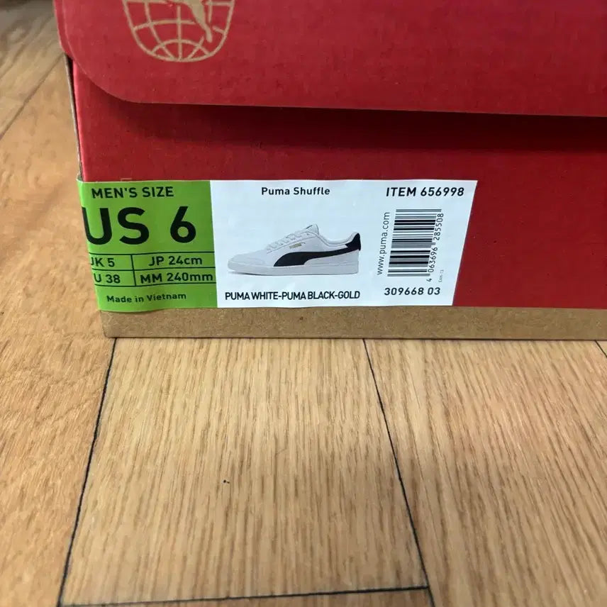 [BUNJANG] Puma Court Sneakers White Black / 푸마 코트화 화이트 블랙 새상